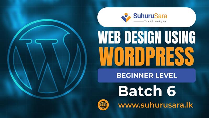 Web Design Using WordPress - Batch 6 Pre-Enrollment