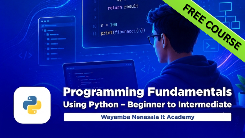 Programming Fundamentals Using Python – Beginner to Intermediate – Wayamba Nenasala IT Academy